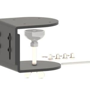 DESK EDGE CLAMP FOR D45 MM POLE