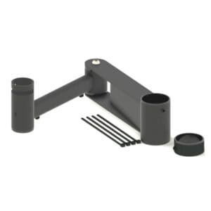 ELBOW ARM 200+200 MM, D45/38 MM