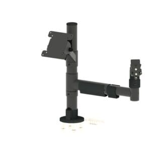 D45/H400 POLE WITH SIDE VESA 75/100 AND