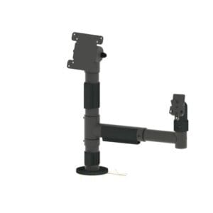 D45/H350 POLE WITH TOP VESA 75/100 AND