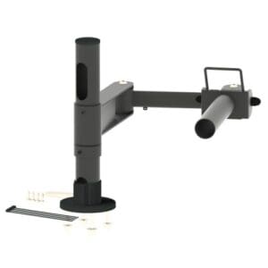 D45/H300 DRIVE-IN POLE WITH ELBOW ARM