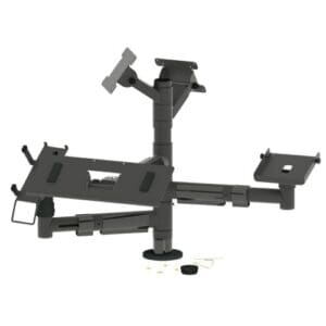 D45/H450 POLE + 2 VESA 75/100 + 3 ARMS FOR