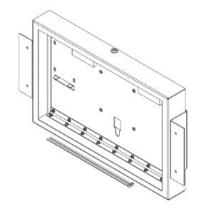 15.6" P15J PPC LOCKABLE ENCLOSURE WITH