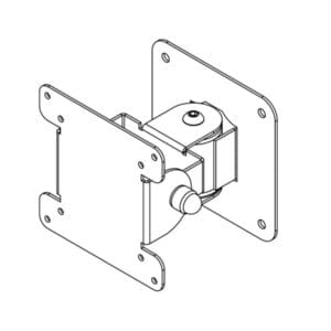 VESA 75/100 WALL MOUNT BRACKET WITH