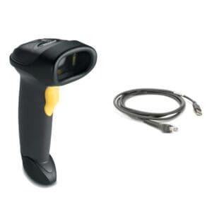 ZEBRA LS2208 LASER SCANNER BLACK KIT WITH USB