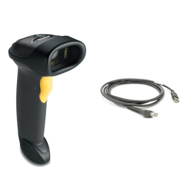 ZEBRA LS2208 LASER SCANNER BLACK KIT WITH USB