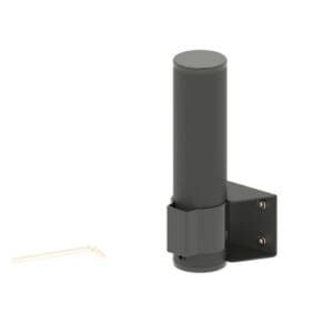D45/H120 MM WALL MOUNT POLE