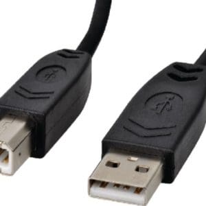USB 2.0 KAAPELI A-B M/M MUSTA 1.80M