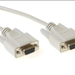 RS-232 CABLE (NULL MODEM) D9F/F 1.8M