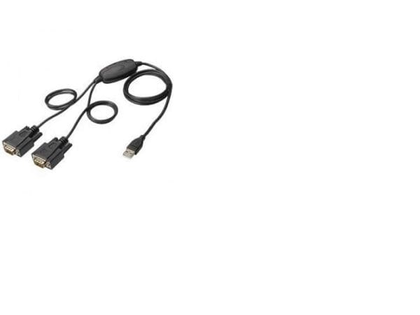 USB TO 2XRS232 ADAPTER 2XDB9M/CABLE 1.5M