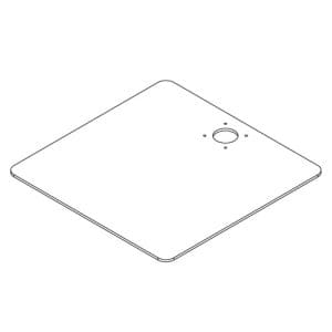 400 X 400 MM BASE PLATE FOR D45 POLE