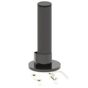 D45/H200 MM POLE FOR POS MOUNT HOLDERS,