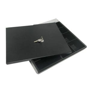 LOCKABLE COVER FOR PLASTIC INSERT OF