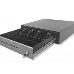 TELESCOPIC SLIDING CASH DRAWER 417x417x100mm,