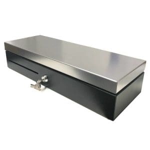 FLIP-TOP CASH DRAWER 460x170x100mm, 8 COINS/
