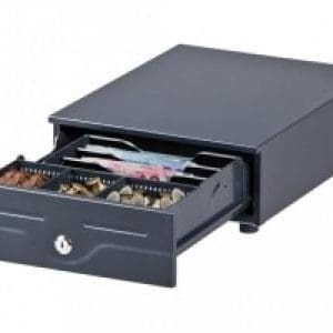 METAPACE K-4 CASH DRAWER BLACK 3 NOTE 3 COIN