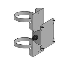 POLE MOUNT FOR POLE 60-80mm VESA 75