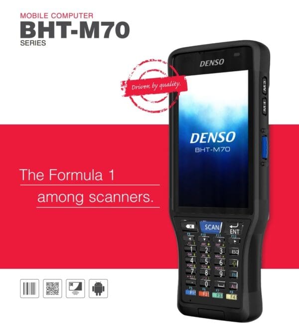 DENSO BHT-M70-QW HANDHELD ANDROID 10 4" 27KEY