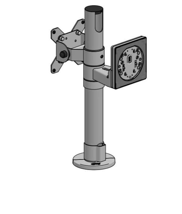 POLE 45/400mm WITH POLE MOUNT - Image 2