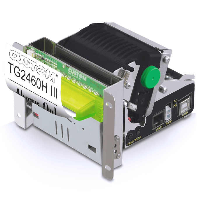CUSTOM PRINTER TG2460HIII CUTTER USB RS232